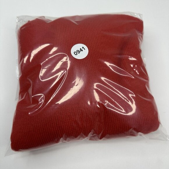 Everlane Women's Poppy Red High Neck Long Sleeve Cashmere Sweater S/C42.3 - Picture 14 of 14